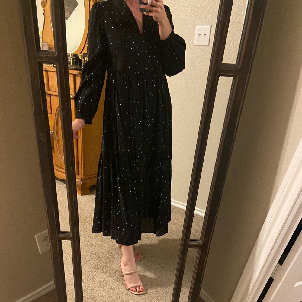Tiered Midi Dress